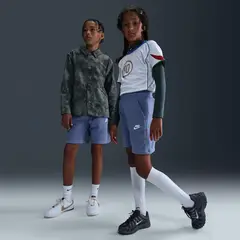 NIKE - Shorts Sportswear Club Fleece Azul Niños
