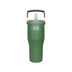 THERMOS - BOTELLA TRAVEL MUG FLIPLID INOX OUTDO 850ML VERDE