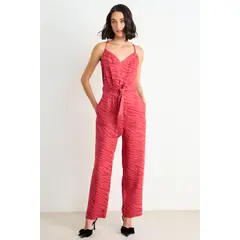 ASH - Enterito Largo Sin Mangas Mujer Rojo