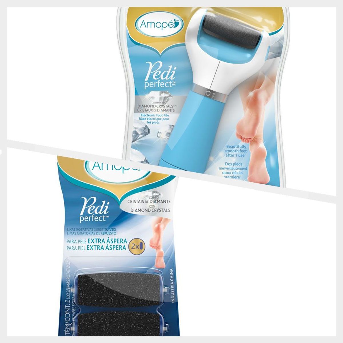 MOVI - REMOVEDOR Y EXFOLIADOR  DE DUREZAS PARA PIES