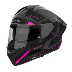 AIROH - Casco para moto Matryx Rocket Rosado Mate_.
