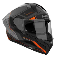AIROH - Casco para moto Matryx Rocket Naranjo Mate