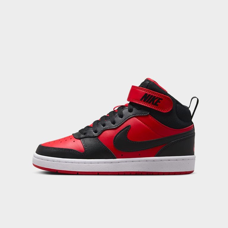 Zapatilla Court Borough Mid 2 Rojo Niños