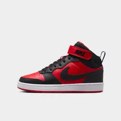 NIKE - Zapatilla Court Borough Mid 2 Rojo Niños