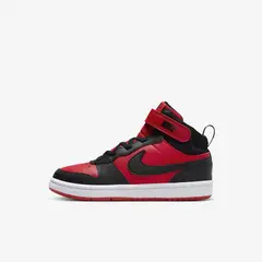 NIKE - Zapatilla Court Borough Mid 2 Rojo Niños