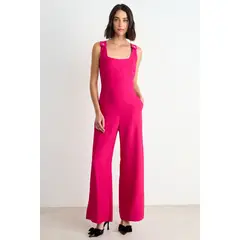 ASH - Enterito Largo Sin Mangas Mujer Fucsia