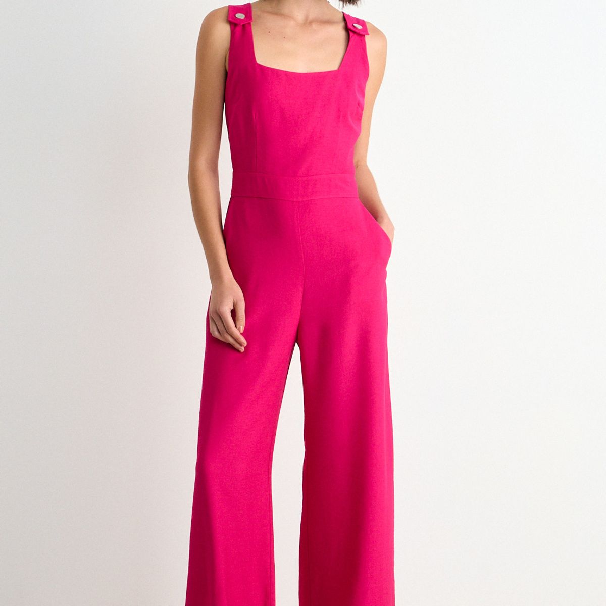 ASH - Enterito Largo Sin Mangas Mujer Fucsia Ash