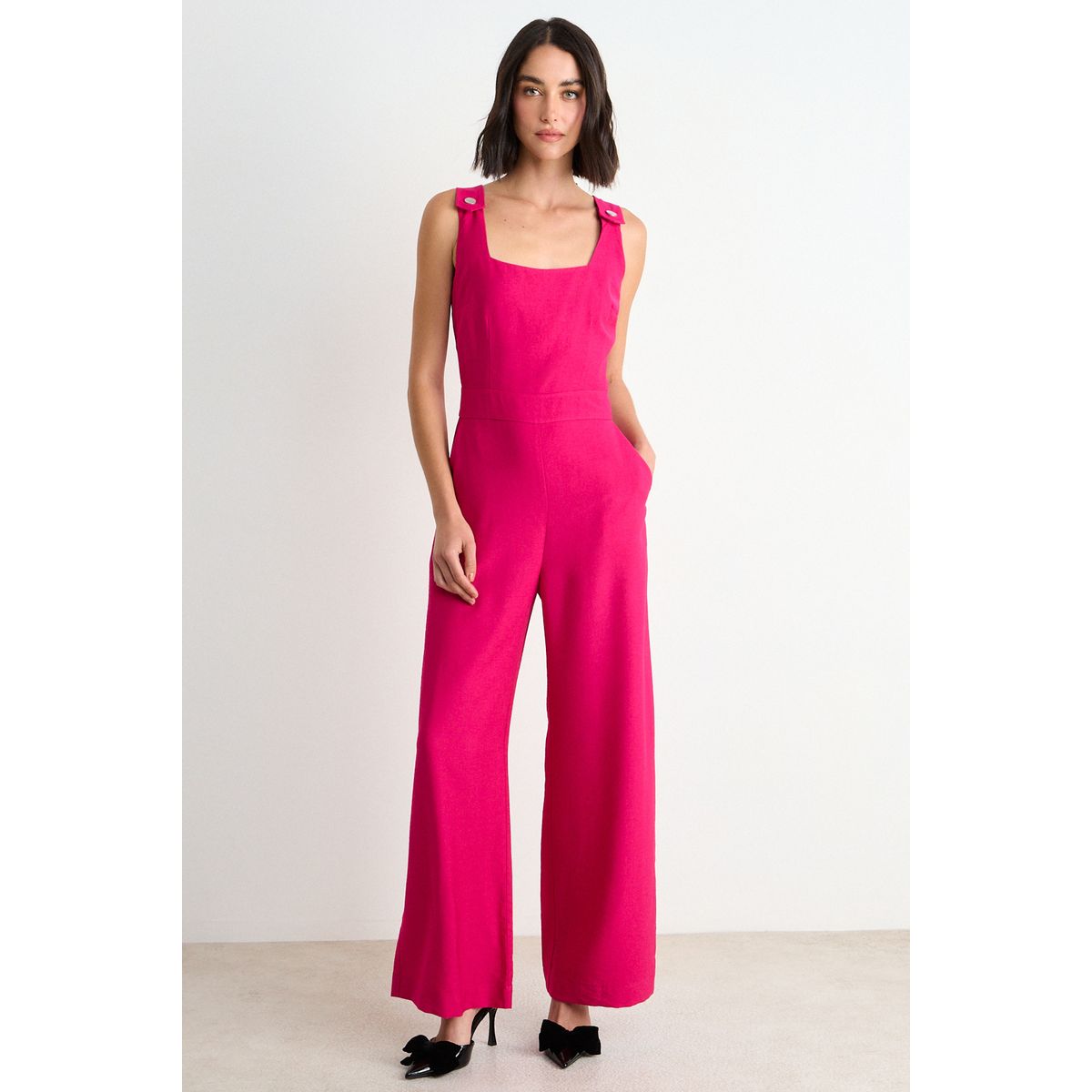 ASH - Enterito Largo Sin Mangas Mujer Fucsia Ash