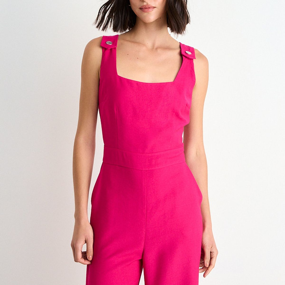 ASH - Enterito Largo Sin Mangas Mujer Fucsia Ash