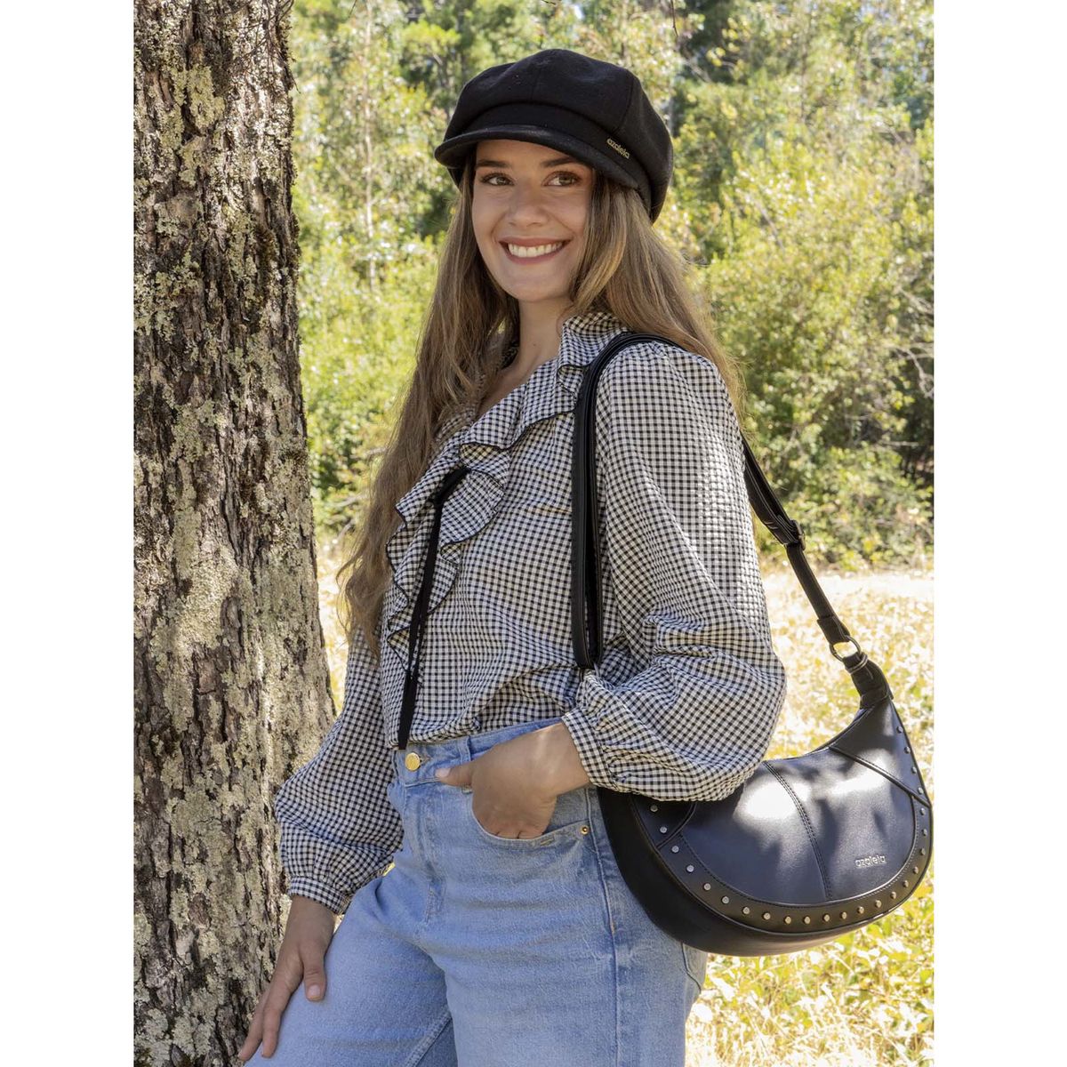 AZALEIA - Cartera Mujer Emira Cross Negro AZALEIA