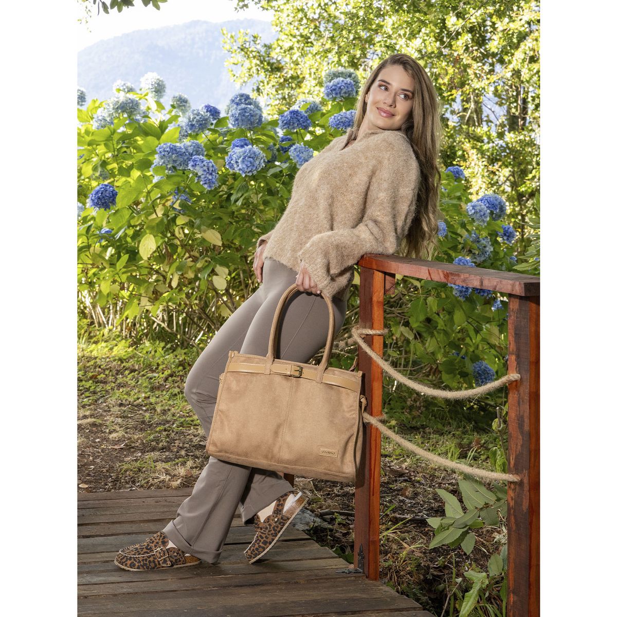AZALEIA - Cartera Mujer Nina Tote Beige/Crudo AZALEIA