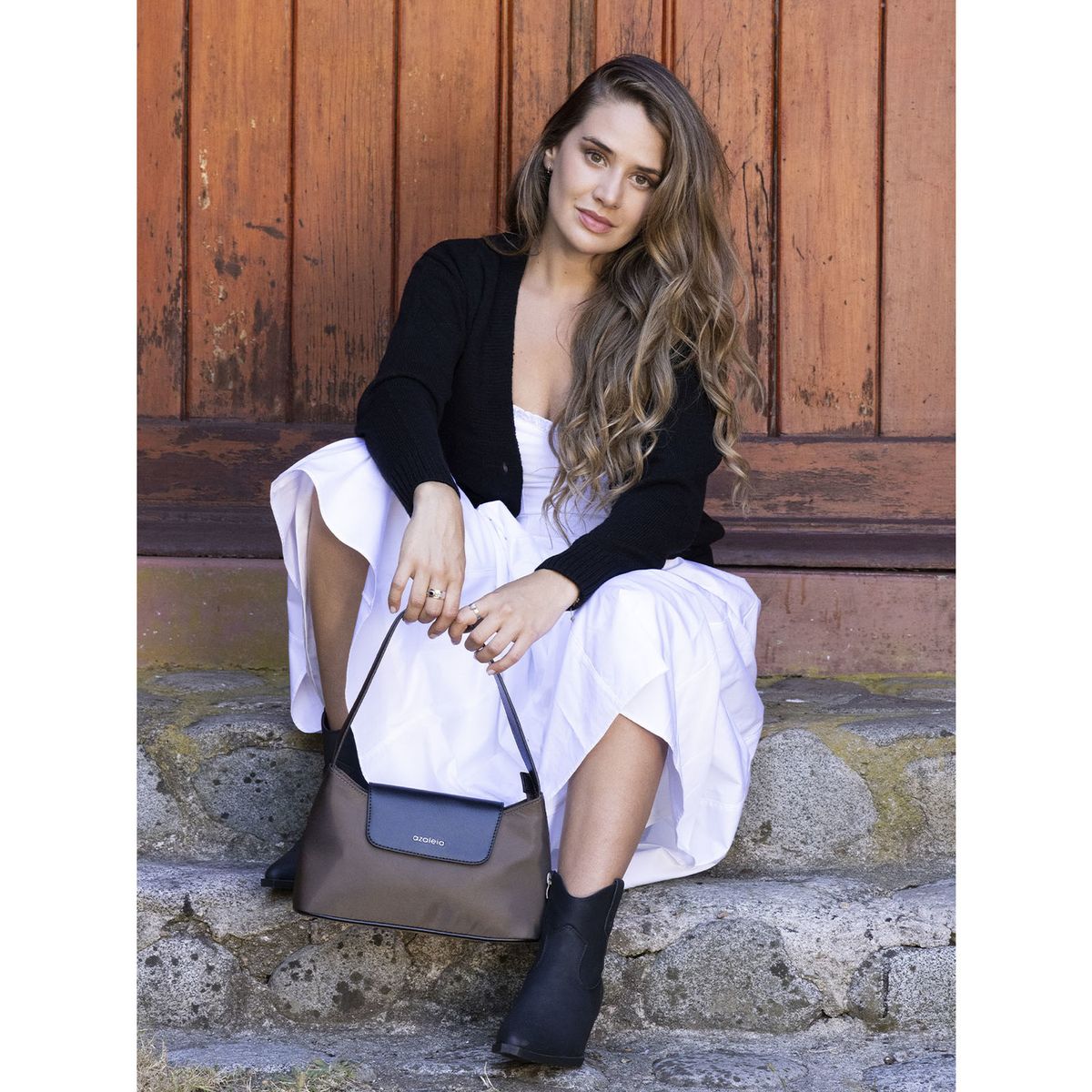 AZALEIA - Cartera Mujer Rosa Bag Café AZALEIA