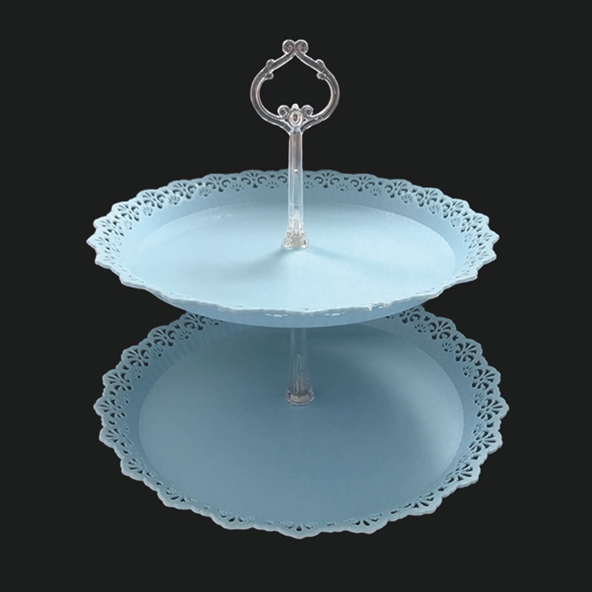 GENERICO - BANDEJA CANDY BAR 2 PISO CELESTE X1 UNI