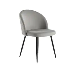 HABITA2 CHILE - Silla de comedor Nordic Felpa Black