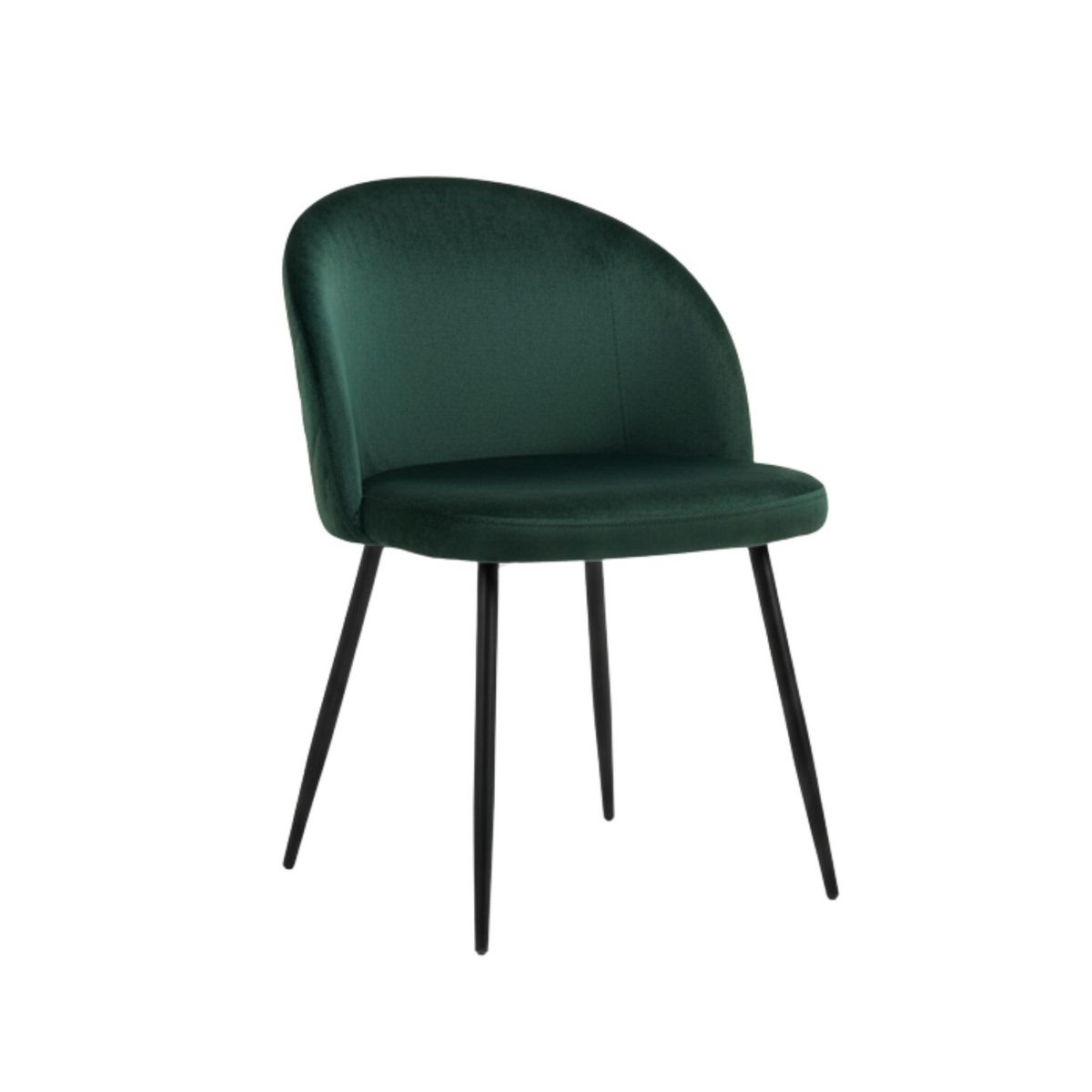 HABITA2 CHILE - Silla de comedor Nordic Felpa Black