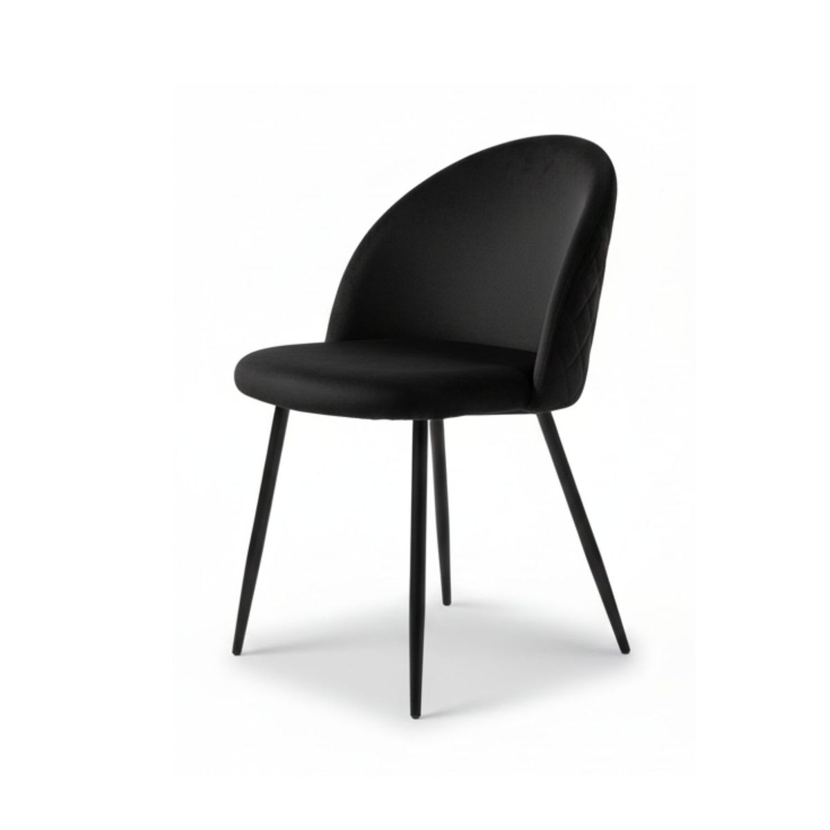 HABITA2 CHILE - Silla de comedor Nordic Felpa Black