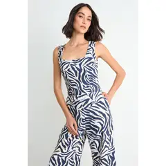 ASH - Enterito Largo Fantasia Mujer Azul