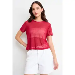 IO - Polera Fantasia Mujer Burdeos