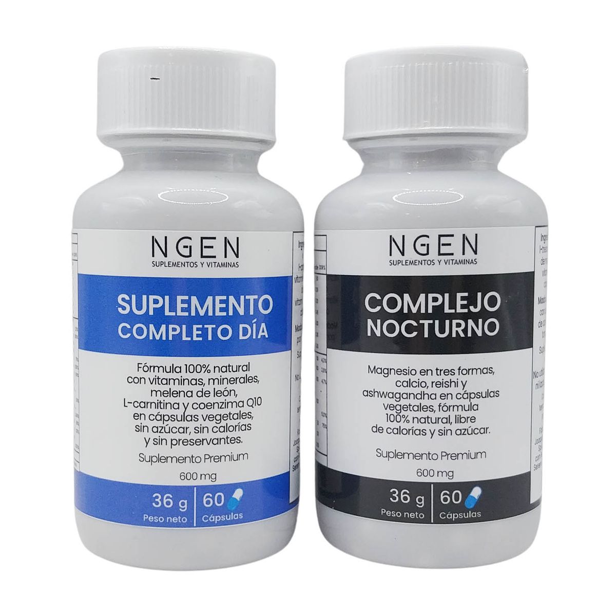 COSMETICA NATURAL NGEN - Pack suplemento completo día y noche para 2 meses
