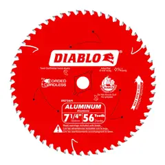 DIABLO - Disco Sierra Circular 7 ¼ 56D Aluminum D0756N