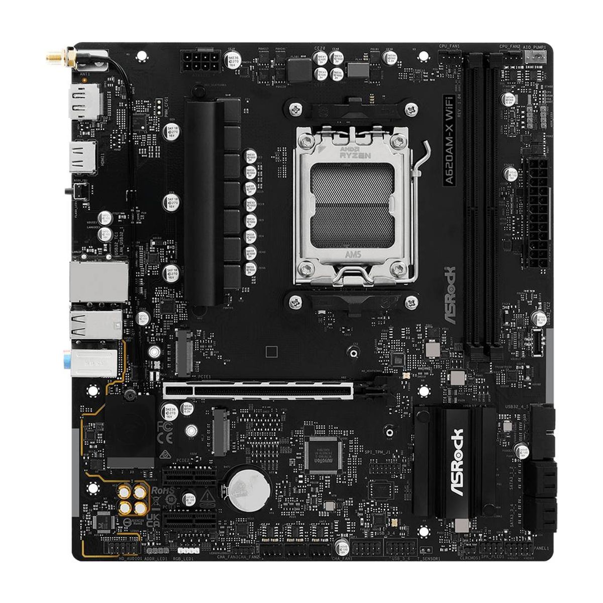 ASROCK - Placa Madre ASRock A620AM-X WIFI, mATX, AM5
