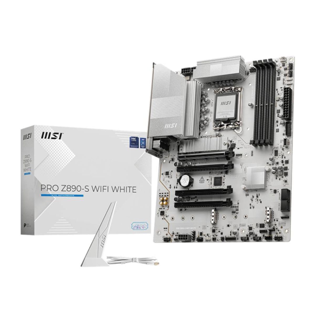 MSI - Placa Madre MSI PRO Z890-S WIFI WHITE, ATX, LGA1851, DDR5