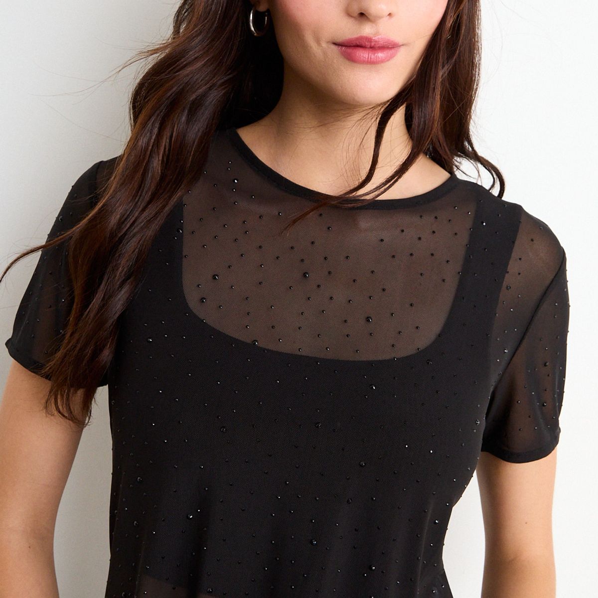 IO - Polera Fantasia Mujer Negro Io