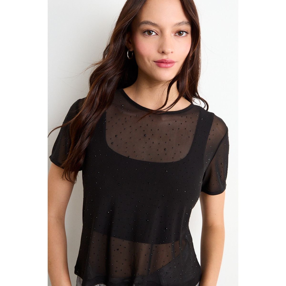 IO - Polera Fantasia Mujer Negro Io