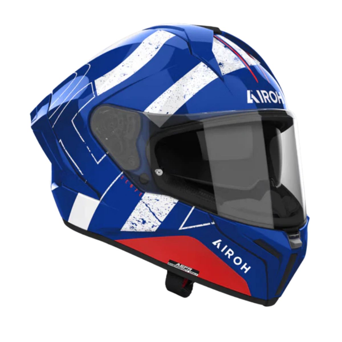 AIROH - Casco para moto Airoh Matryx Scope Light AzulRojo Brillo_.