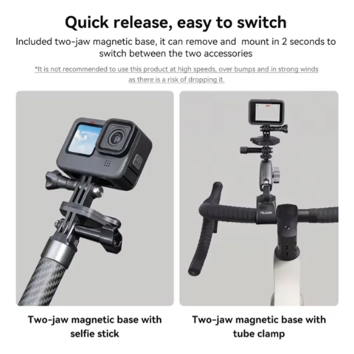 TELESIN - Soporte Pecho Magnético Telesin Para Gopro Insta360 Dji
