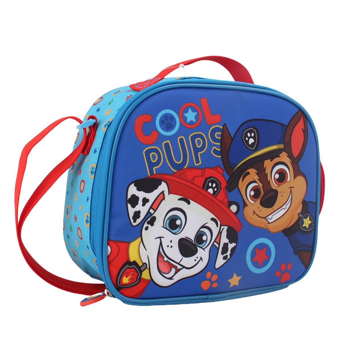 PAW PATROL - Pack 3 pcs Mochila - Lonchera - Estuche Azul Paw Patrol para Niños