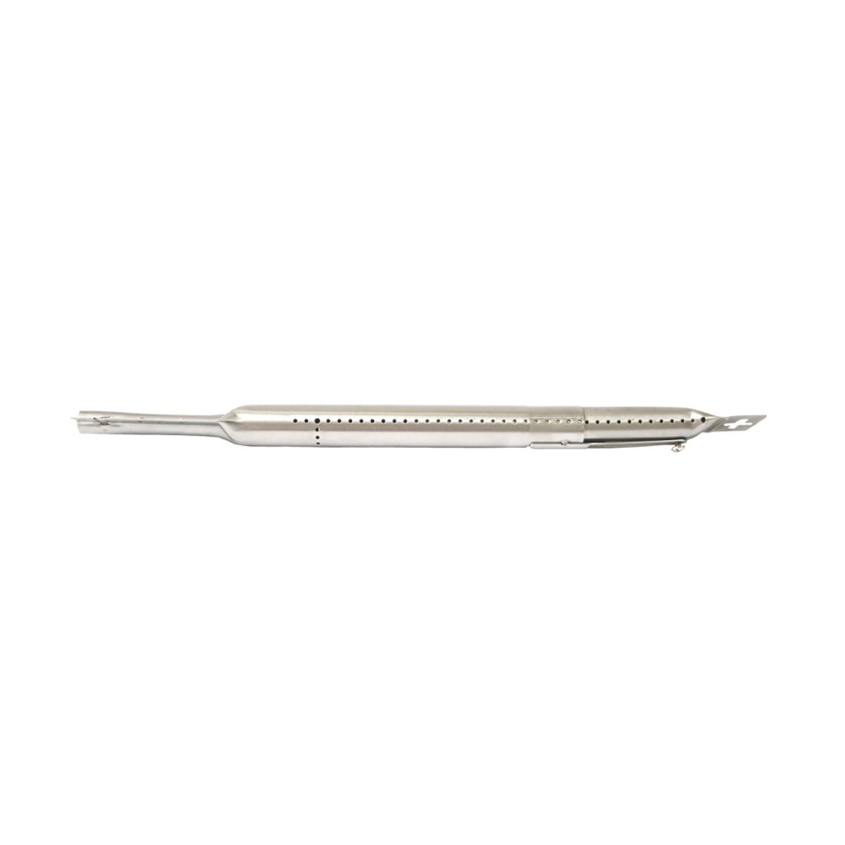 GENERICO - Kit 2 Repuesto Quemador Tubular Ajustable Universal (35 a 49,5 cm) Parrillas a Gas