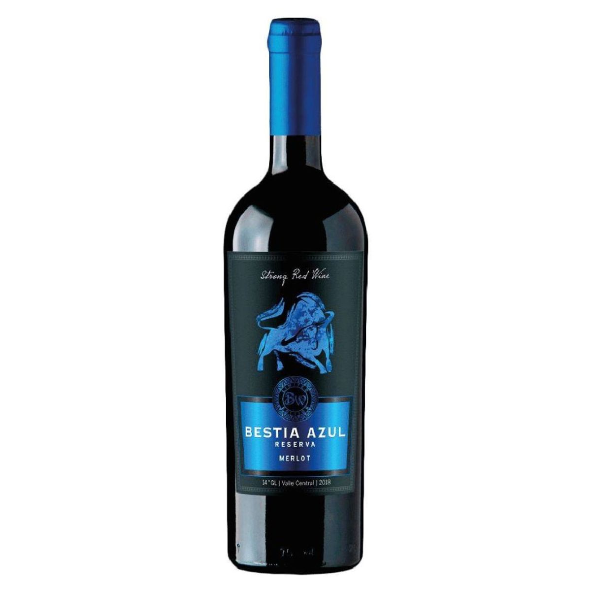 BESTIAS WINES - Vino Bestia Azul Reserva Merlot 14° 750cc