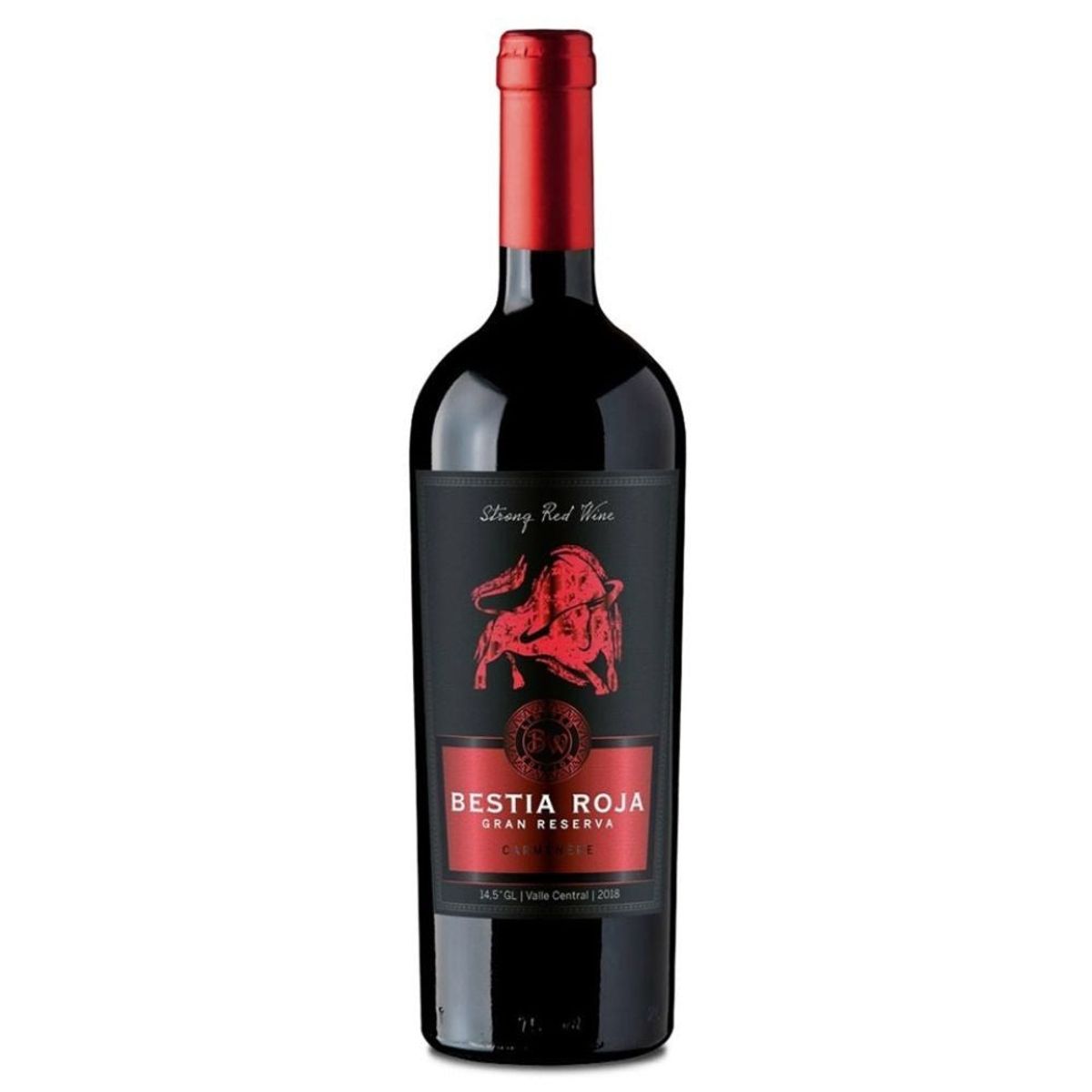 BESTIAS WINES - Vino Bestia Roja Gran Reserva Carmenere 750cc