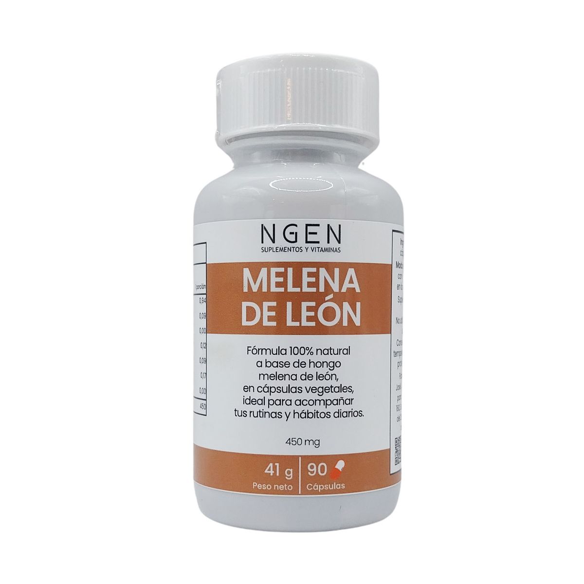 COSMETICA NATURAL NGEN - Suplemento melena de león para 3 meses