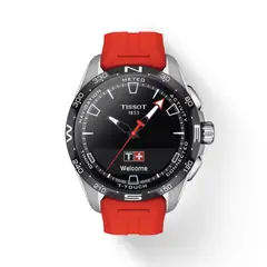 TISSOT - Reloj T-Touch Connect Solar Rojo T121.420.47.051.01
