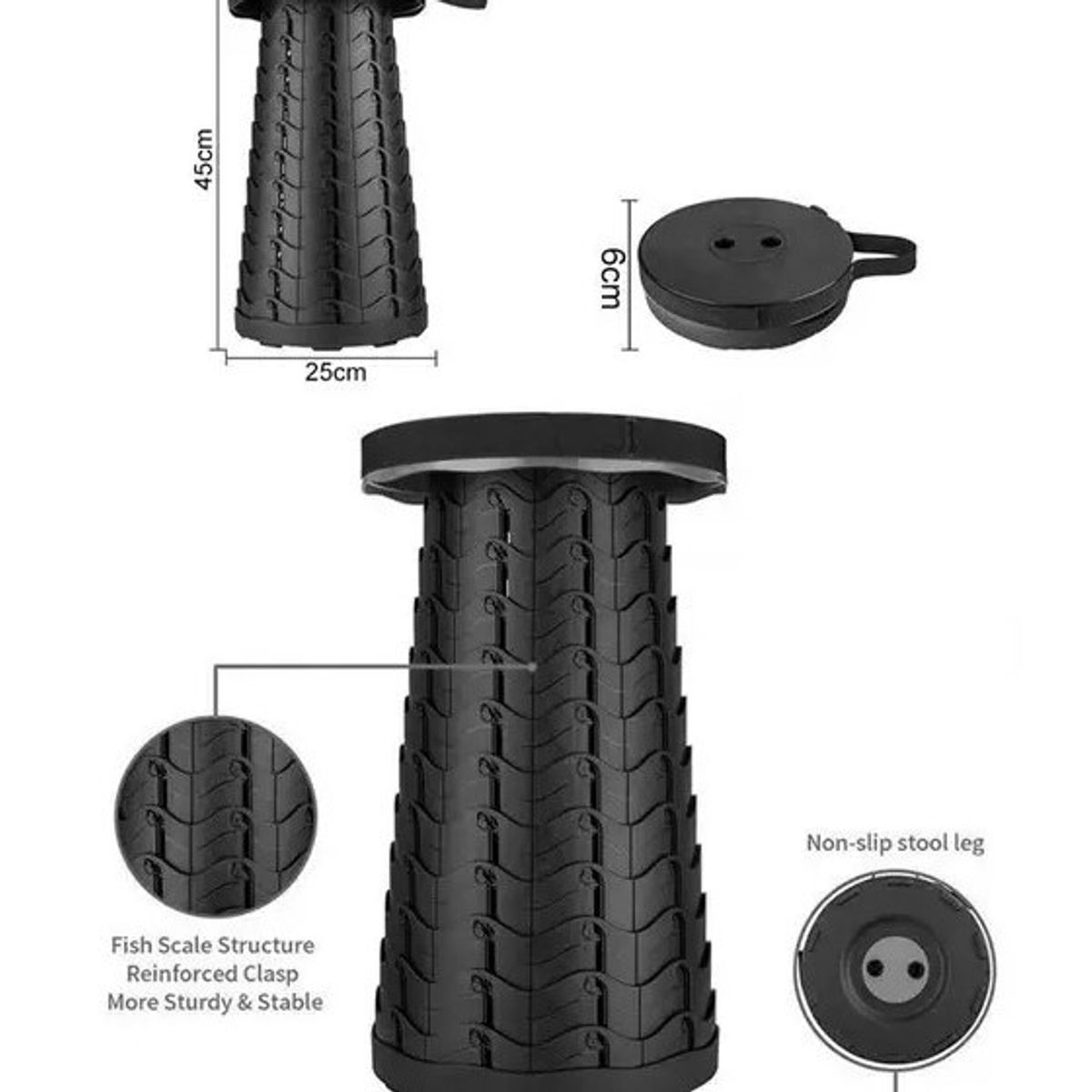 GENERICO - SILLA BANCO TABURETE PLEGABLE