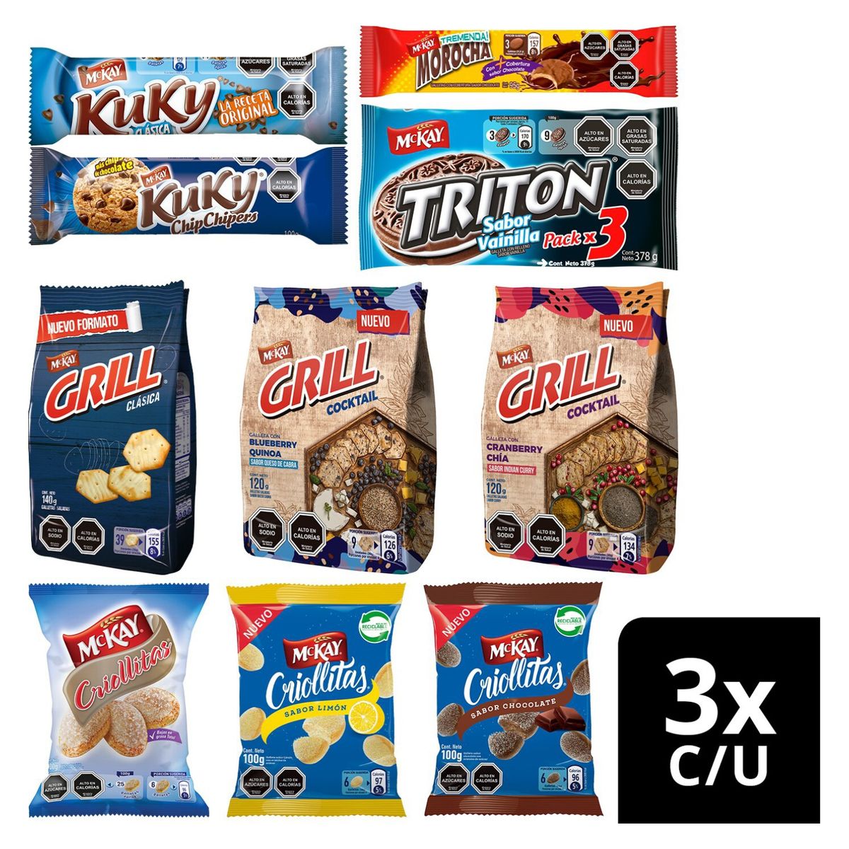 NESTLE - Galletas MCKAY Variedades 27 Unidades