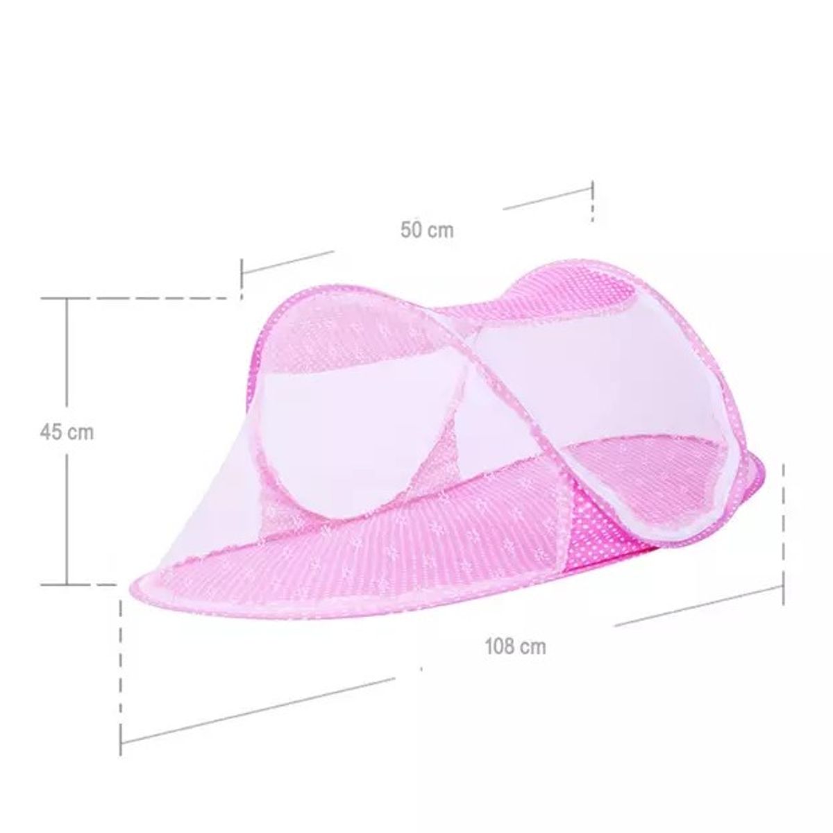 GENERICO - CUNA MOSQUITERO PLEGABLE PARA BEBE COLOR AZUL