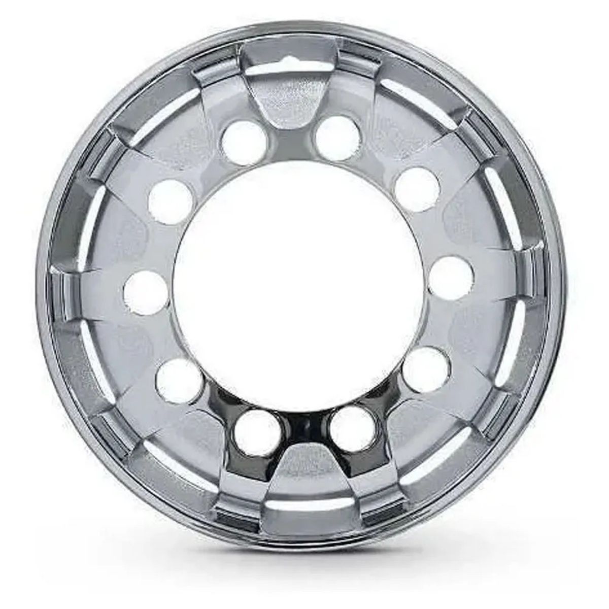 GENERICO - TAPA DE RUEDA DELANTERA CROMADA TIPO EUROPEO