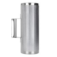 Guiro Musical Estándar Inoxidable 32x13cm con Cepillo