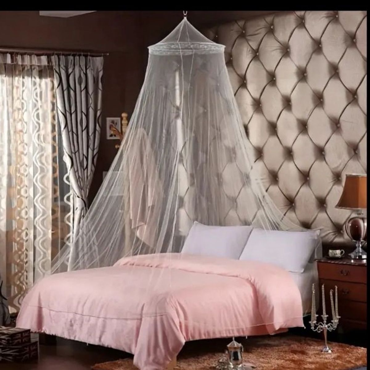 GENERICO - MALLA MOSQUITERA PARA CUNA Y CAMA DE 1.5 PLAZA