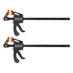 GENERICO - Pack 2 Prensas Rápidas Para Madera 12 Pulgadas (30 Cms)