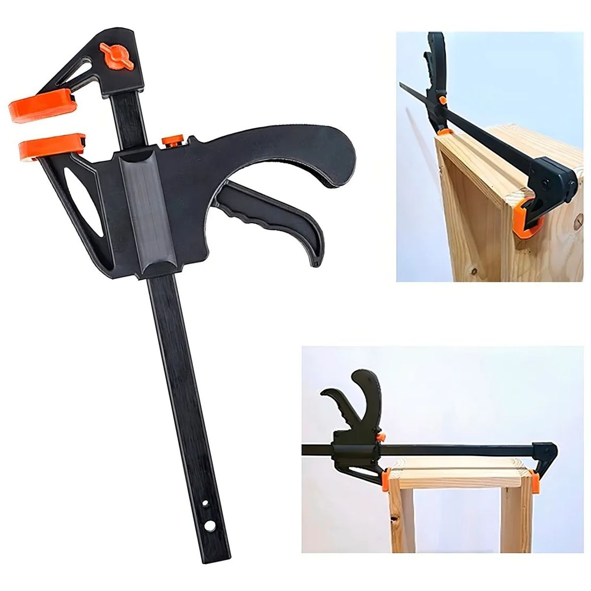 GENERICO - Pack 2 Prensas Rápidas Para Madera 12 Pulgadas (30 Cms)
