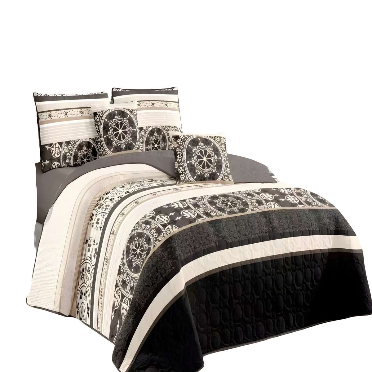 GENERICO - CUBRECAMA CON DISEÑOS ÚNICOS KING 250 X 270 CM P16