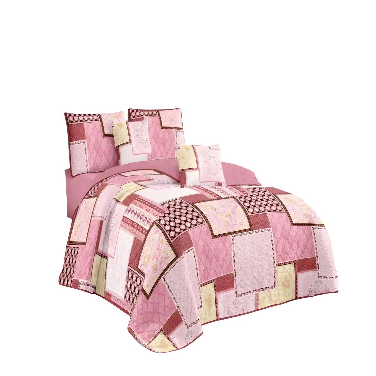 GENERICO - CUBRECAMA CON DISEÑOS ÚNICOS KING P12