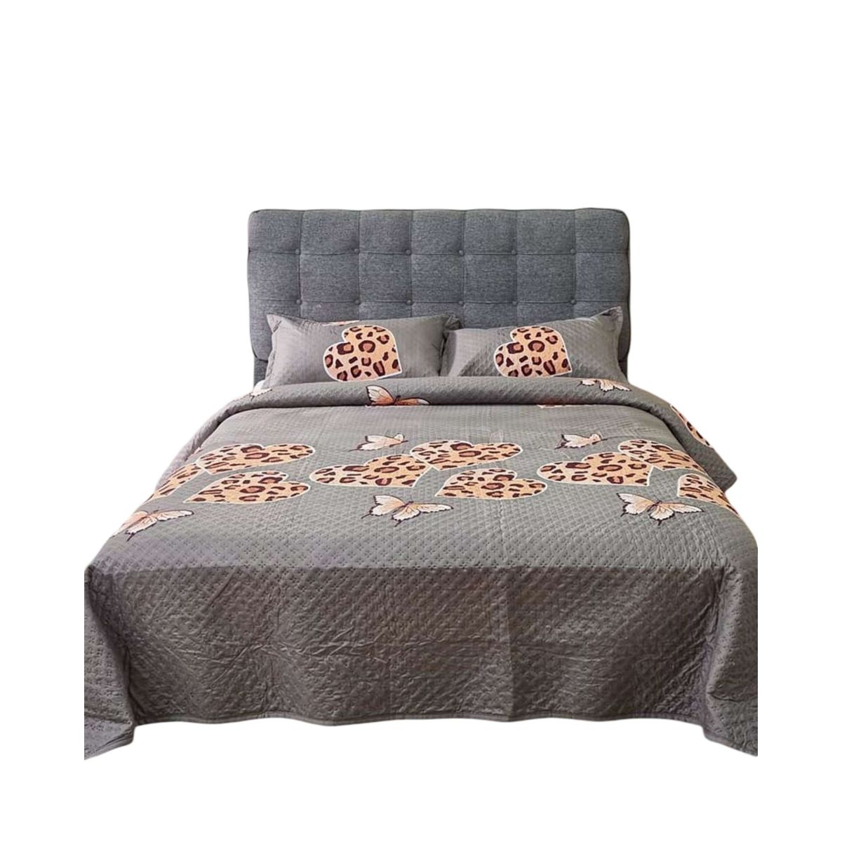 GENERICO - CUBRECAMA CON DIFERENTES DISEÑOS KING 250 X 270 CM P19