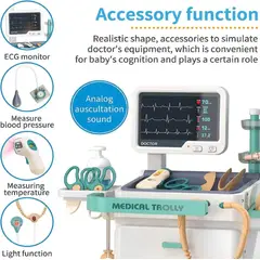 GENERICO - Kit Médico De Juguete Para Niños Juego De Estación Médica