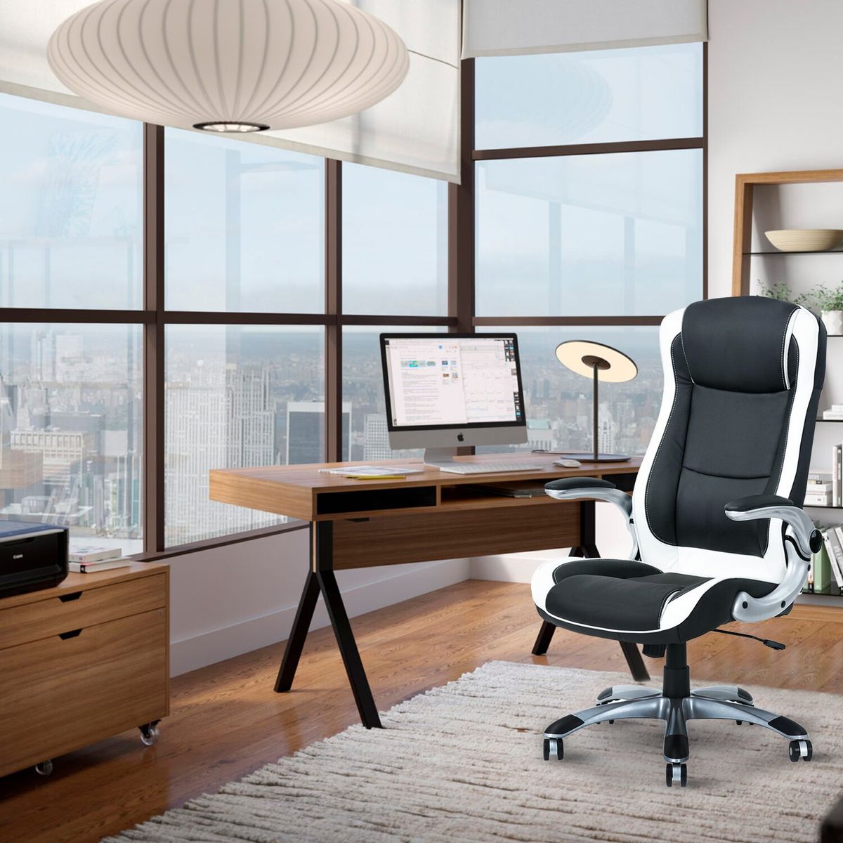 NOVAHUS - Silla Oficina Ergonómica Negro