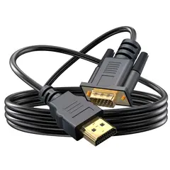 GENERICO - Cable Conversor HDTV a VGA 1080P De 1,8 Metros